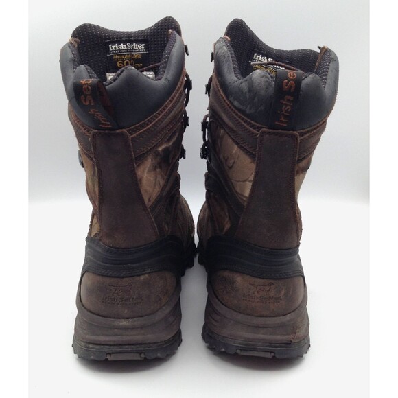 Irish Setter Thinsulate Ultra Boots Men 10 Camo 600 Gram Waterproof Hunting Logo - Picture 8 of 14